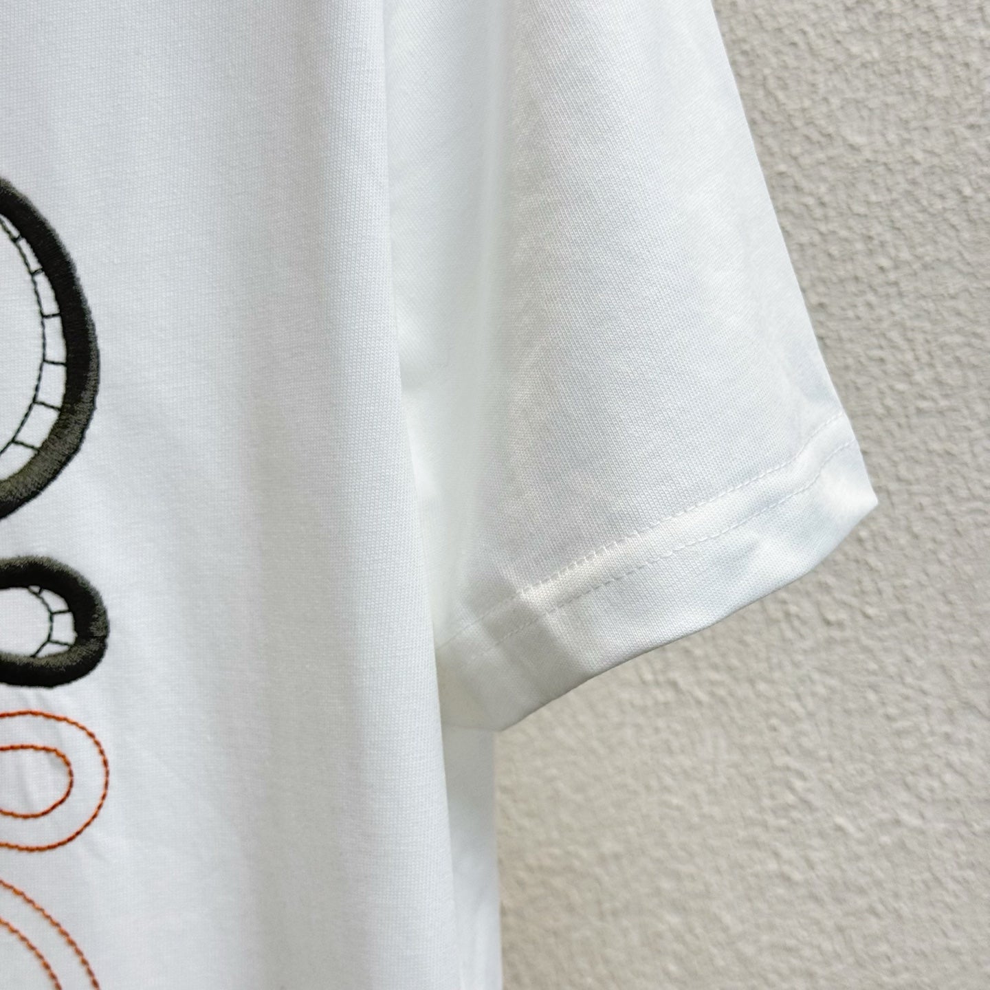 LOEWE Snake Year Limited Edition Embroidered Logo T-Shirt | 280g Heavyweight Cotton | Unisex Oversized | Black/White | S–XL
