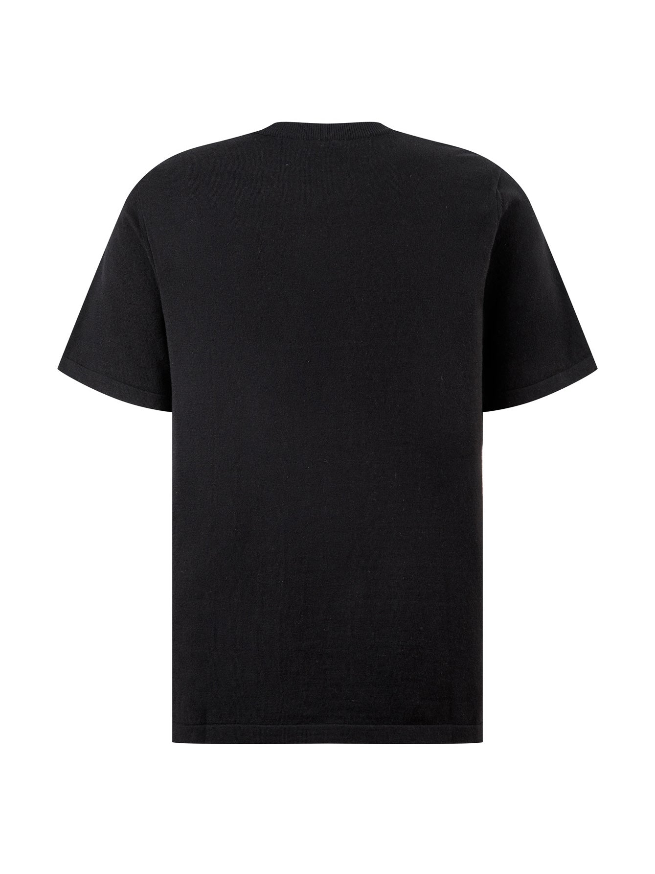 LOEWE Classic Wool-Blend Embroidered Logo Knit T-Shirt | Unisex | Gray/Black | S–XL
