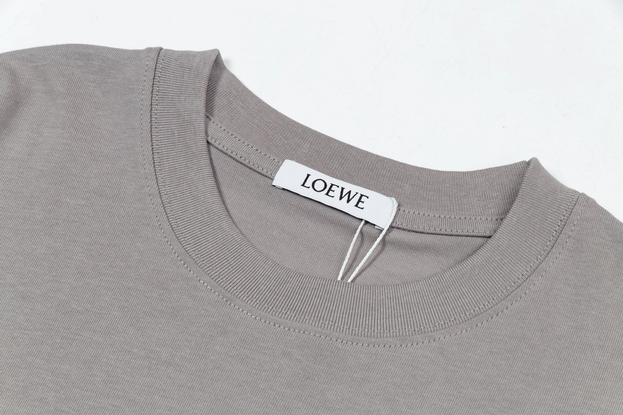 LOEWE Squirrel Embroidered Logo T-Shirt | Unisex | Gray | XS–L