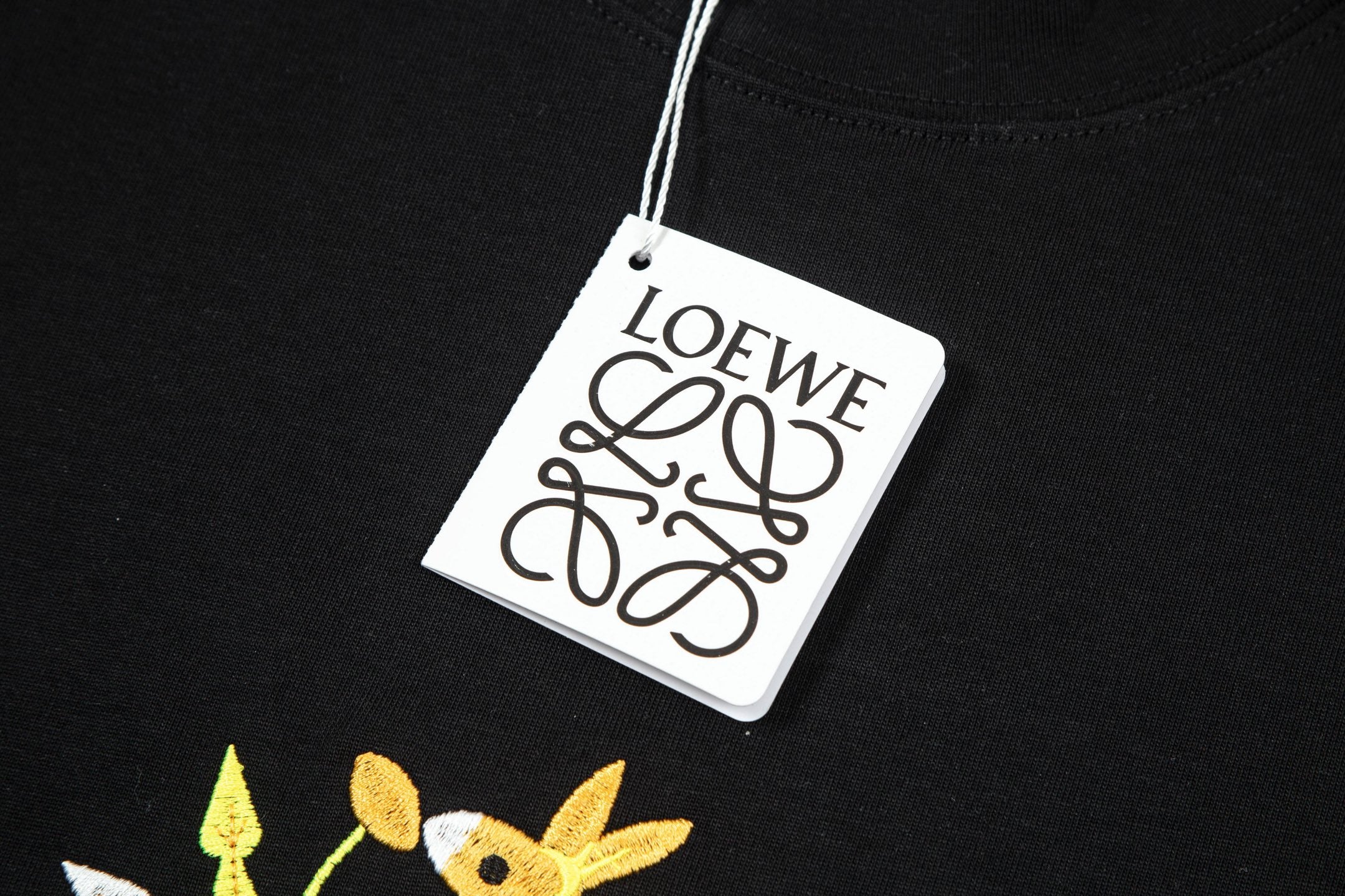 LOEWE Squirrel Embroidered Logo T-Shirt | Unisex | Gray | XS–L