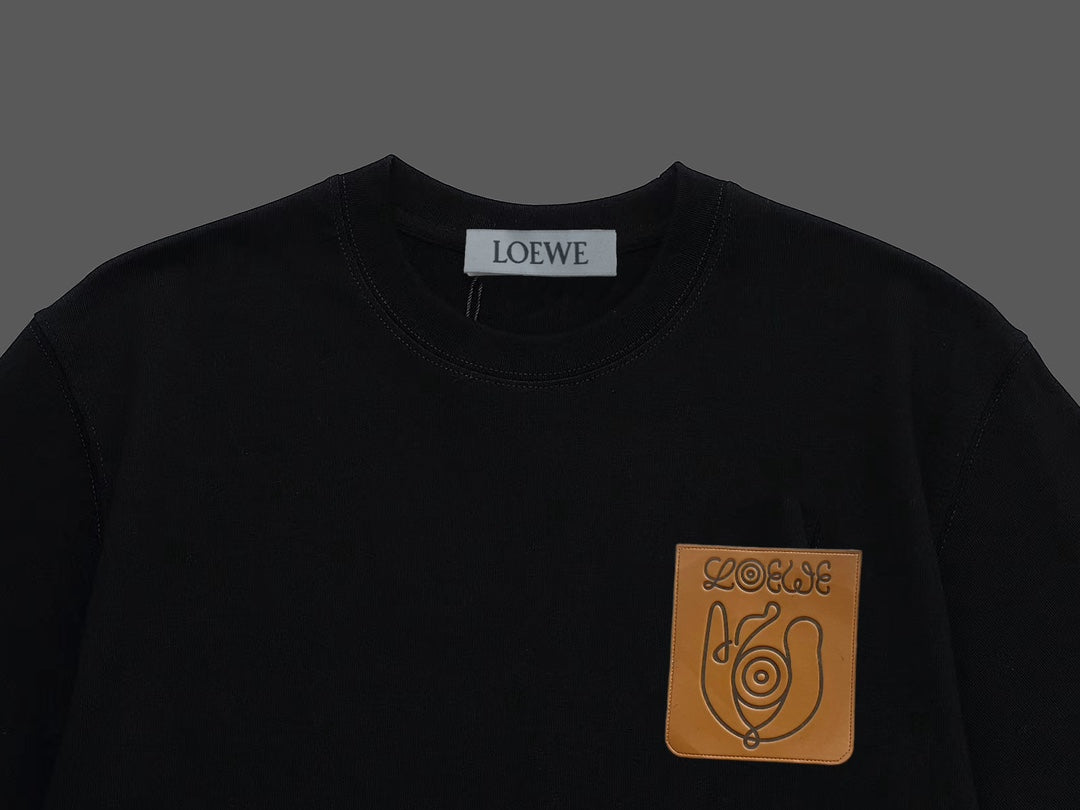 LOEWE Spring/Summer New Arrival Premium Cotton Crewneck T-Shirt | S–2XL