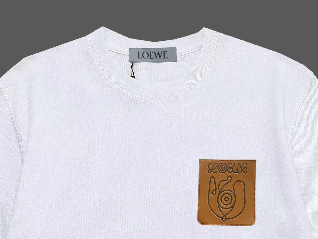 LOEWE Spring/Summer New Arrival Premium Cotton Crewneck T-Shirt | S–2XL