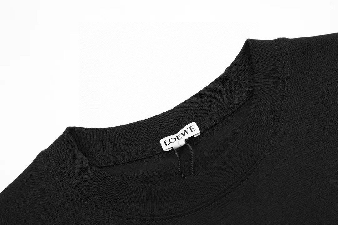 LOEWE Spring/Summer New Arrival Premium Cotton Crewneck T-Shirt | S–2XL