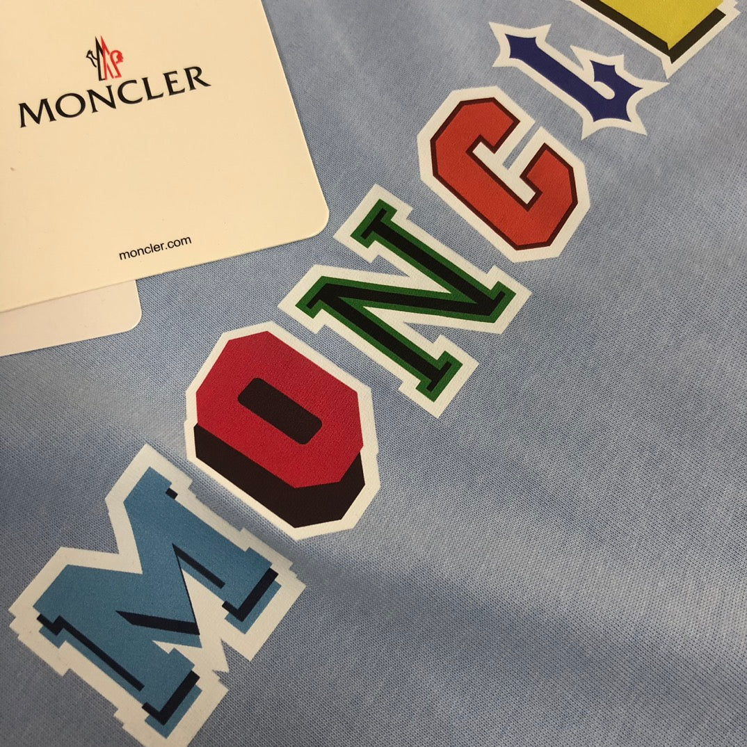 Moncler New Couple’s Contrast Logo T-Shirt S–XL