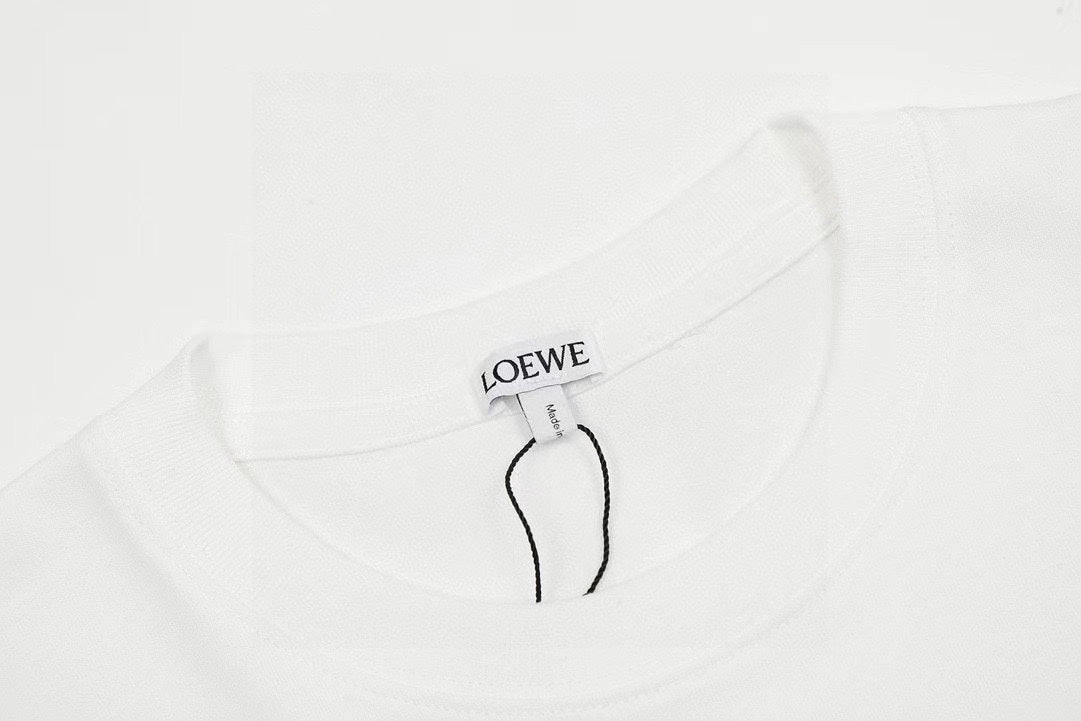 LOEWE Spring/Summer New Arrival Premium Cotton Crewneck T-Shirt | S–2XL