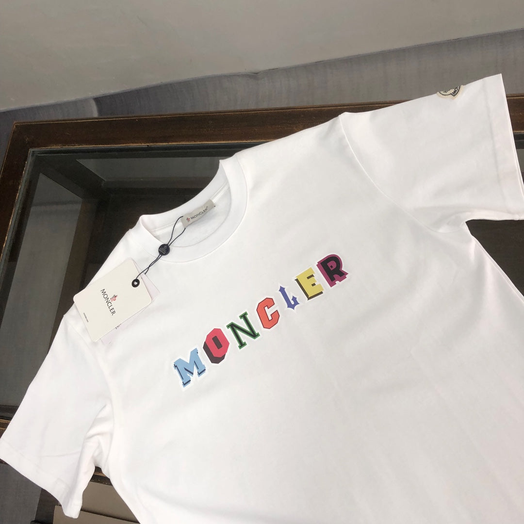 Moncler New Couple’s Contrast Logo T-Shirt S–XL
