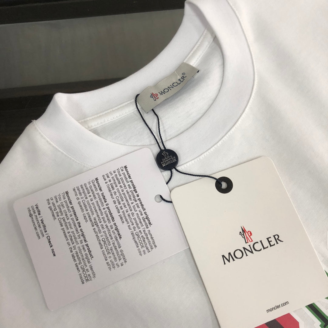 Moncler New Couple’s Contrast Logo T-Shirt S–XL