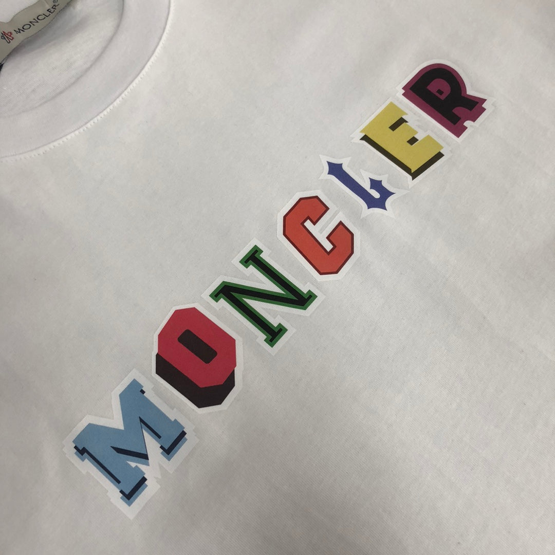 Moncler New Couple’s Contrast Logo T-Shirt S–XL