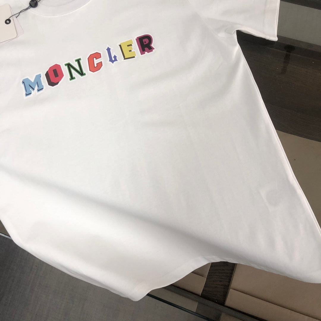 Moncler New Couple’s Contrast Logo T-Shirt S–XL