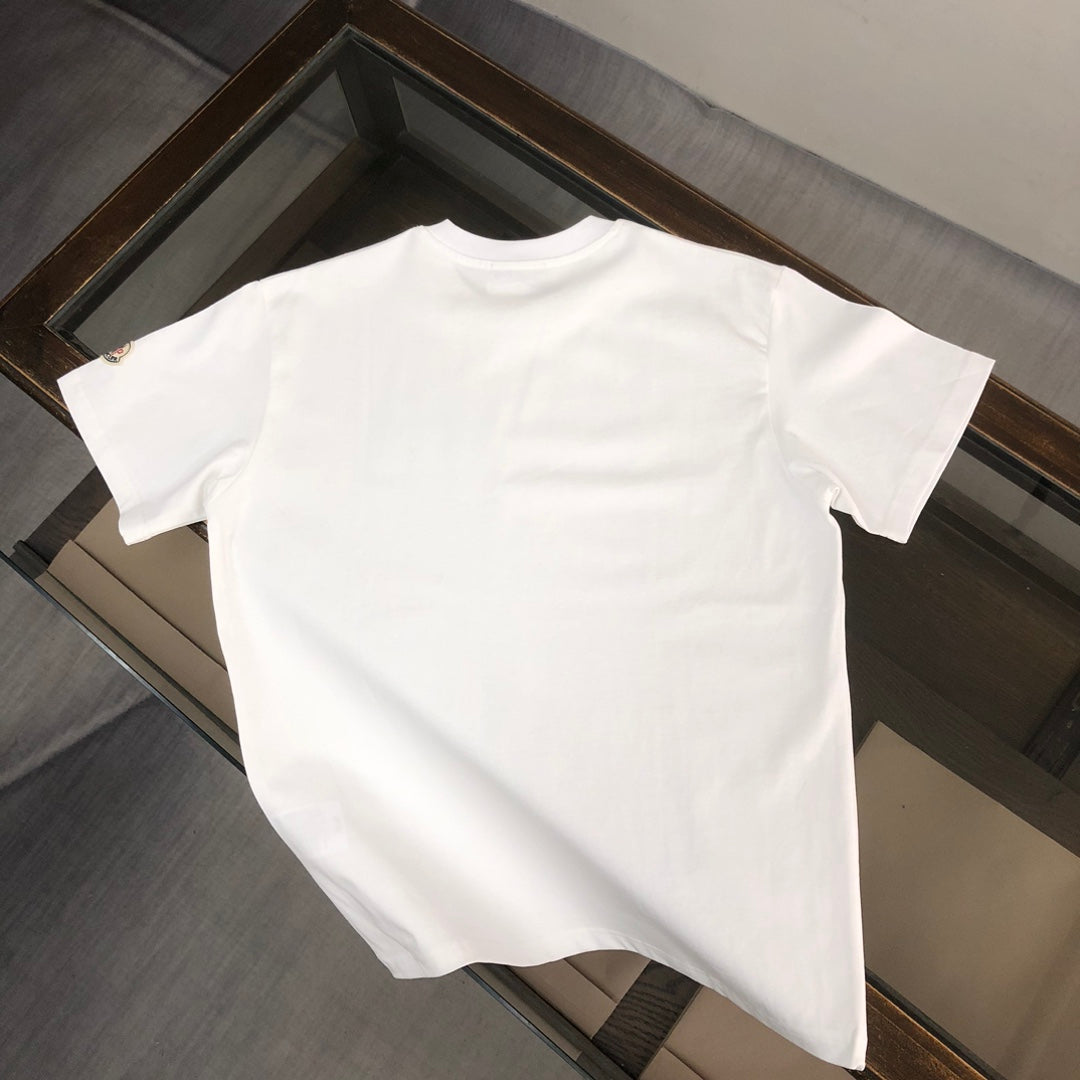 Moncler New Couple’s Contrast Logo T-Shirt S–XL