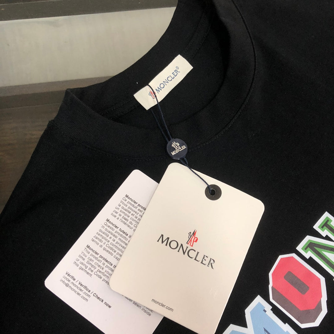 Moncler New Couple’s Contrast Logo T-Shirt S–XL