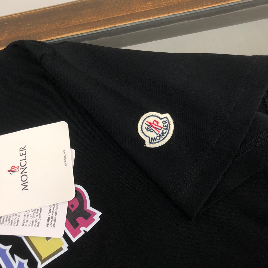 Moncler New Couple’s Contrast Logo T-Shirt S–XL