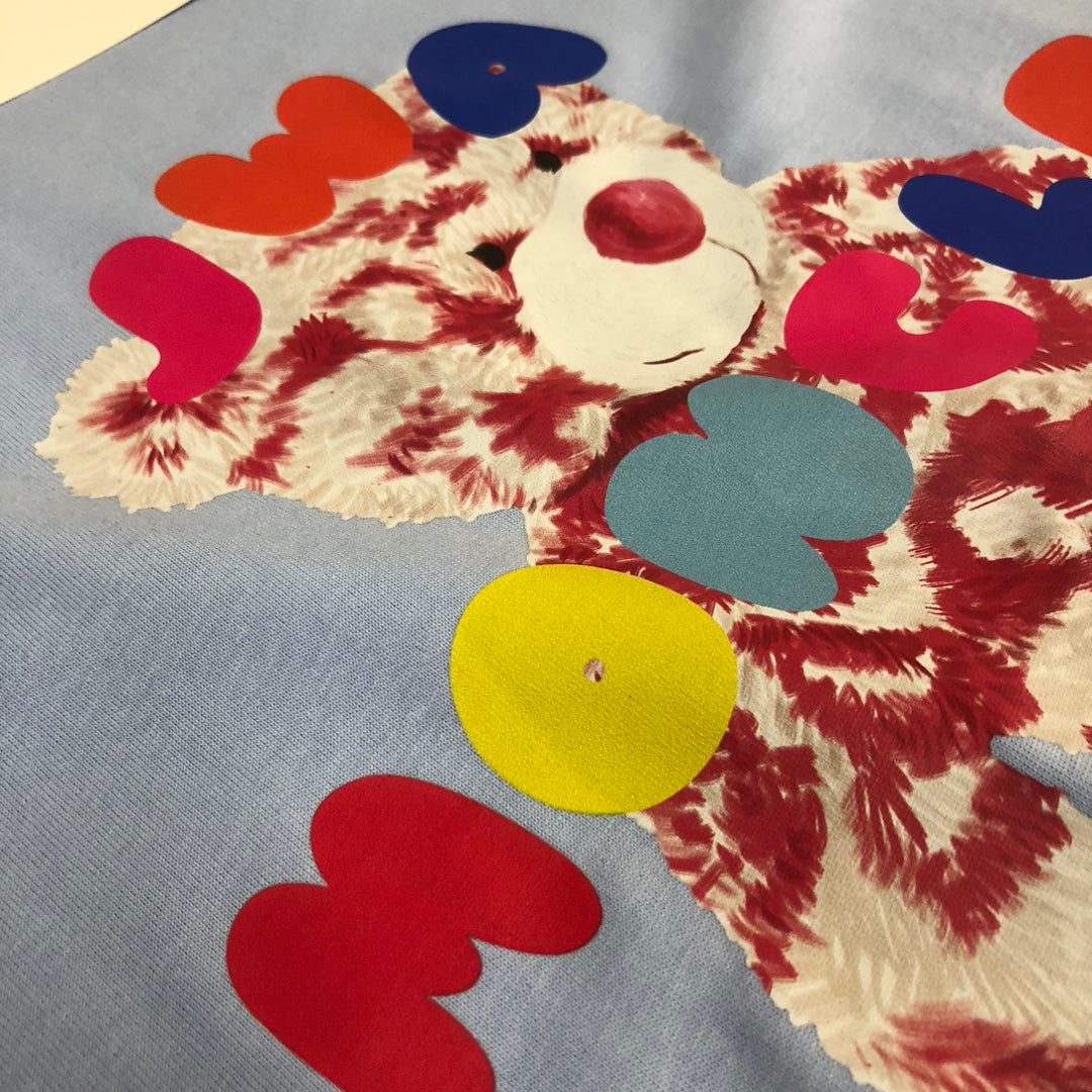 Moncler New Couple’s Colorful Bear Print T-Shirt S–XL