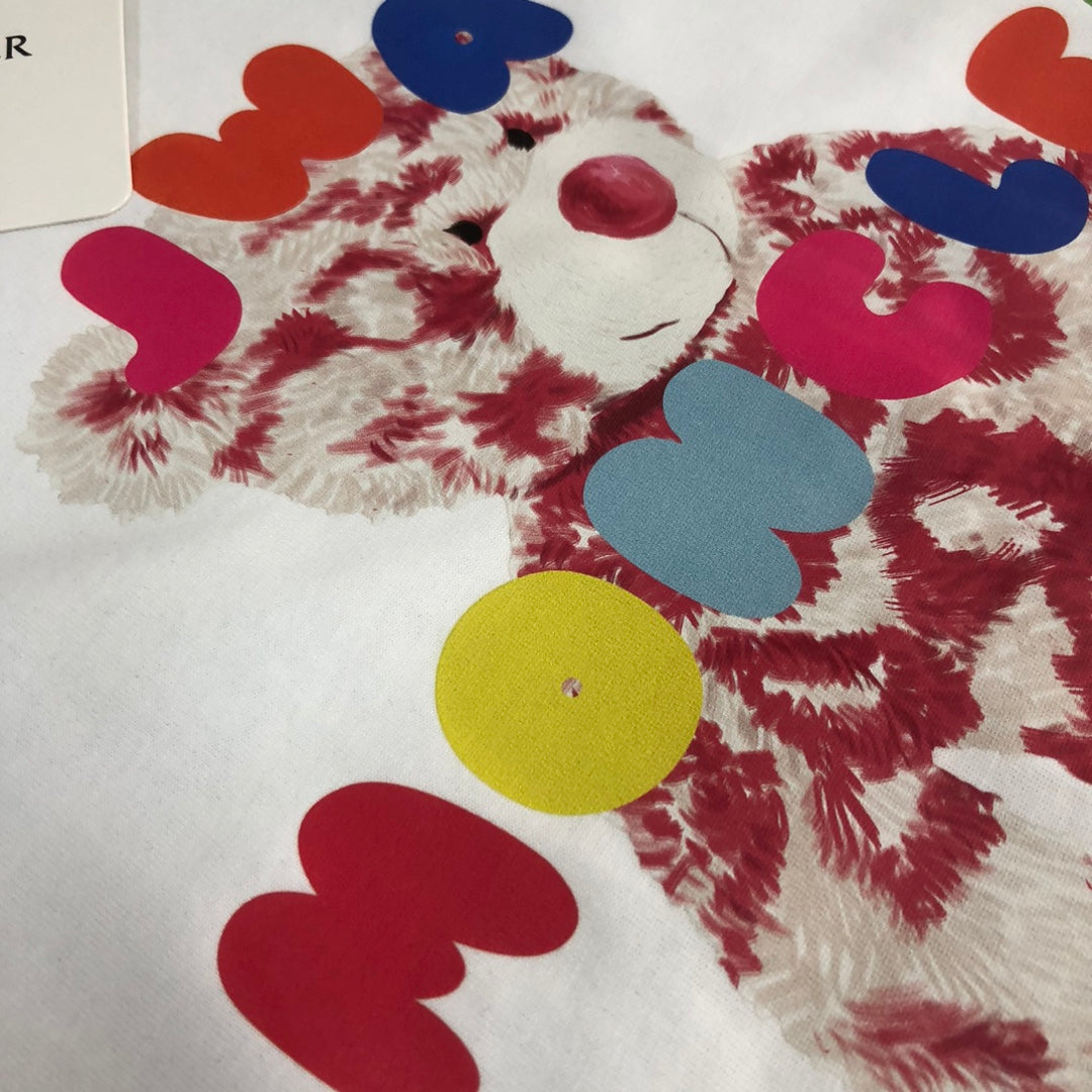 Moncler New Couple’s Colorful Bear Print T-Shirt S–XL