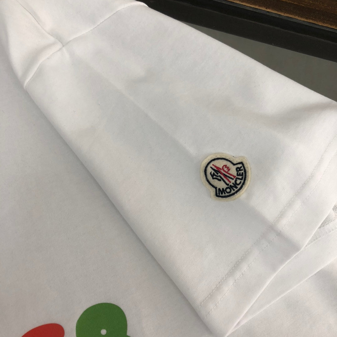 Moncler New Couple’s Colorful Bear Print T-Shirt S–XL