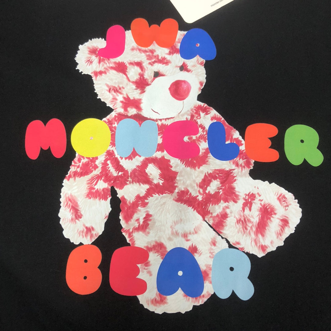 Moncler New Couple’s Colorful Bear Print T-Shirt S–XL