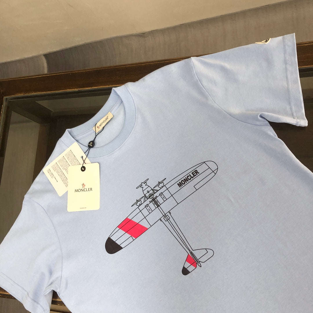 Moncler New Couple’s Logo Print T-Shirt S–XL