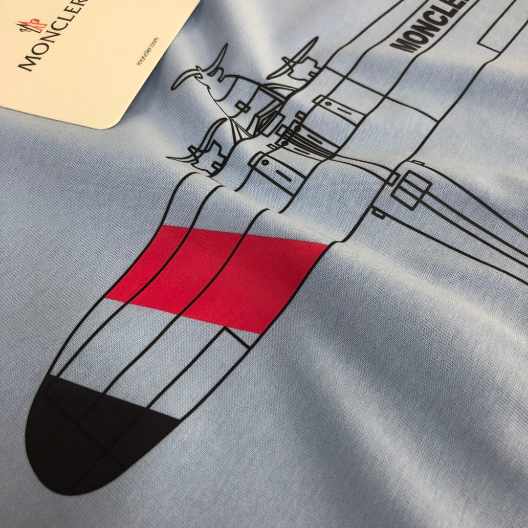 Moncler New Couple’s Logo Print T-Shirt S–XL