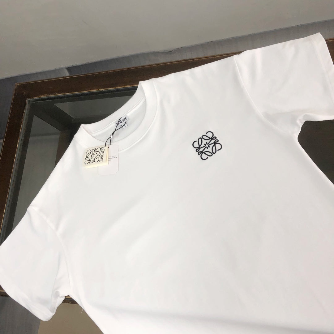 LOEWE 24SS Logo Embroidered Cotton T-Shirt | Oversized Unisex Fit | S–XXL