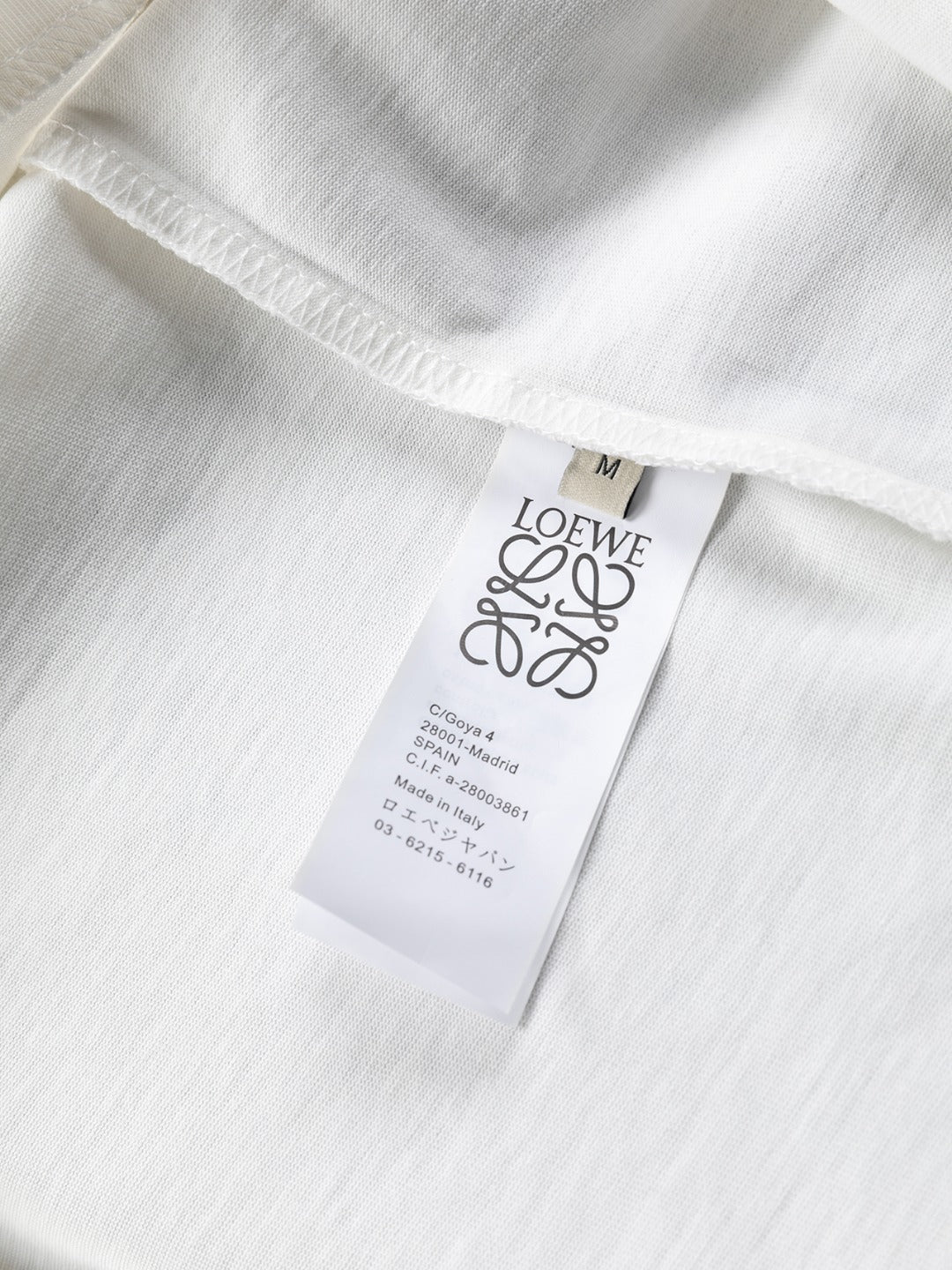 LOEWE 25SS Rainbow Embroidered Logo T-Shirt | Unisex Relaxed Fit | S–XL