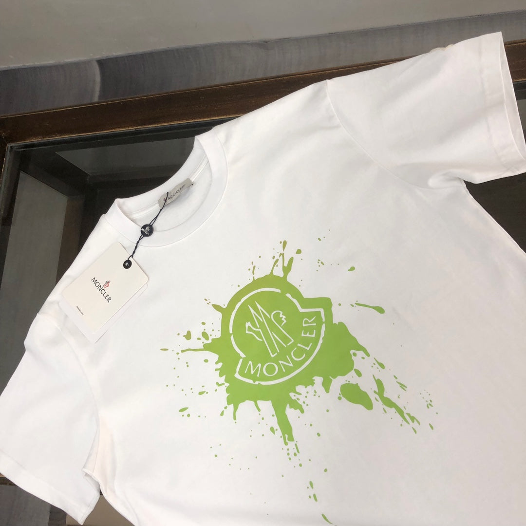 Moncler New Couple’s Spray-Print Logo T-Shirt S–XL