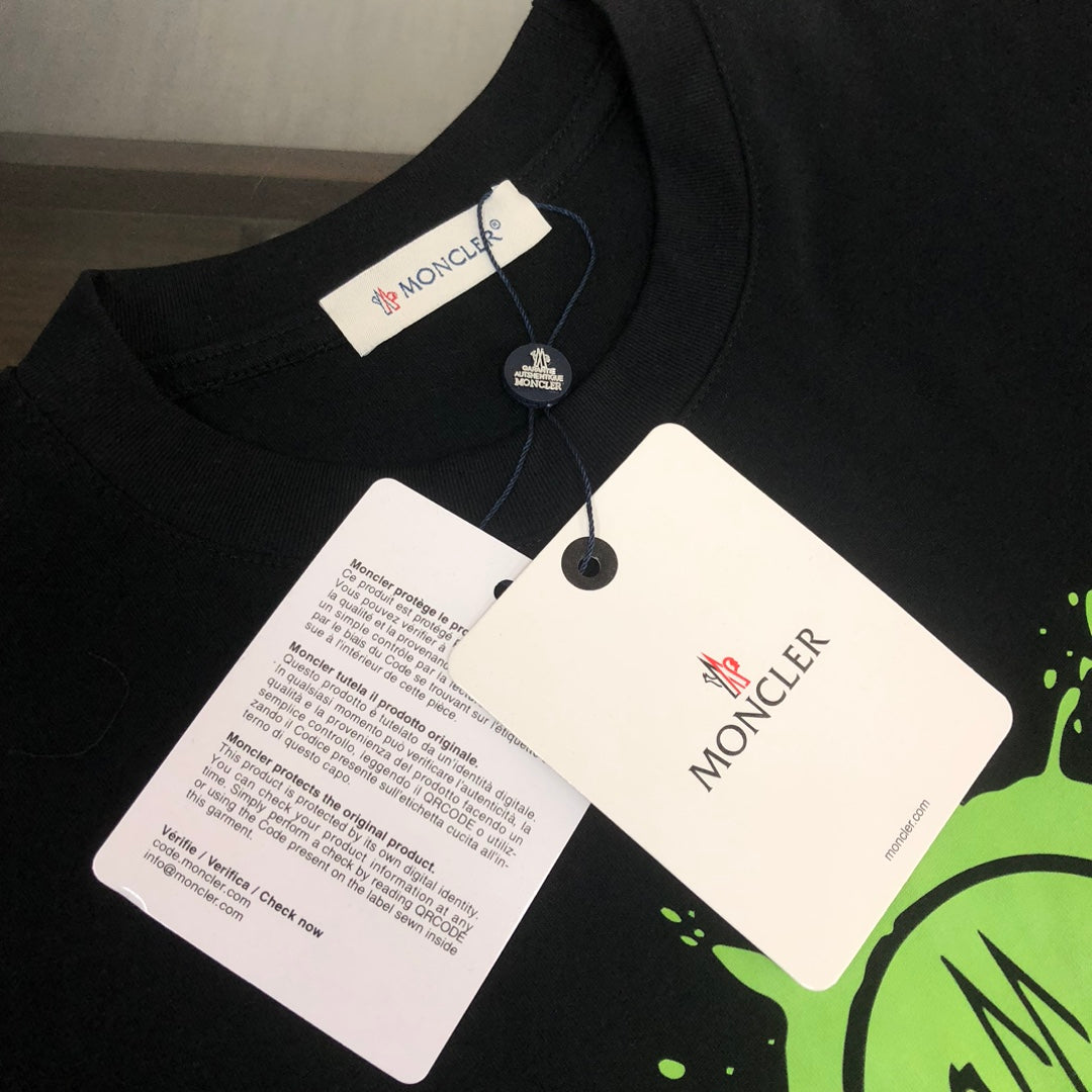 Moncler New Couple’s Spray-Print Logo T-Shirt S–XL