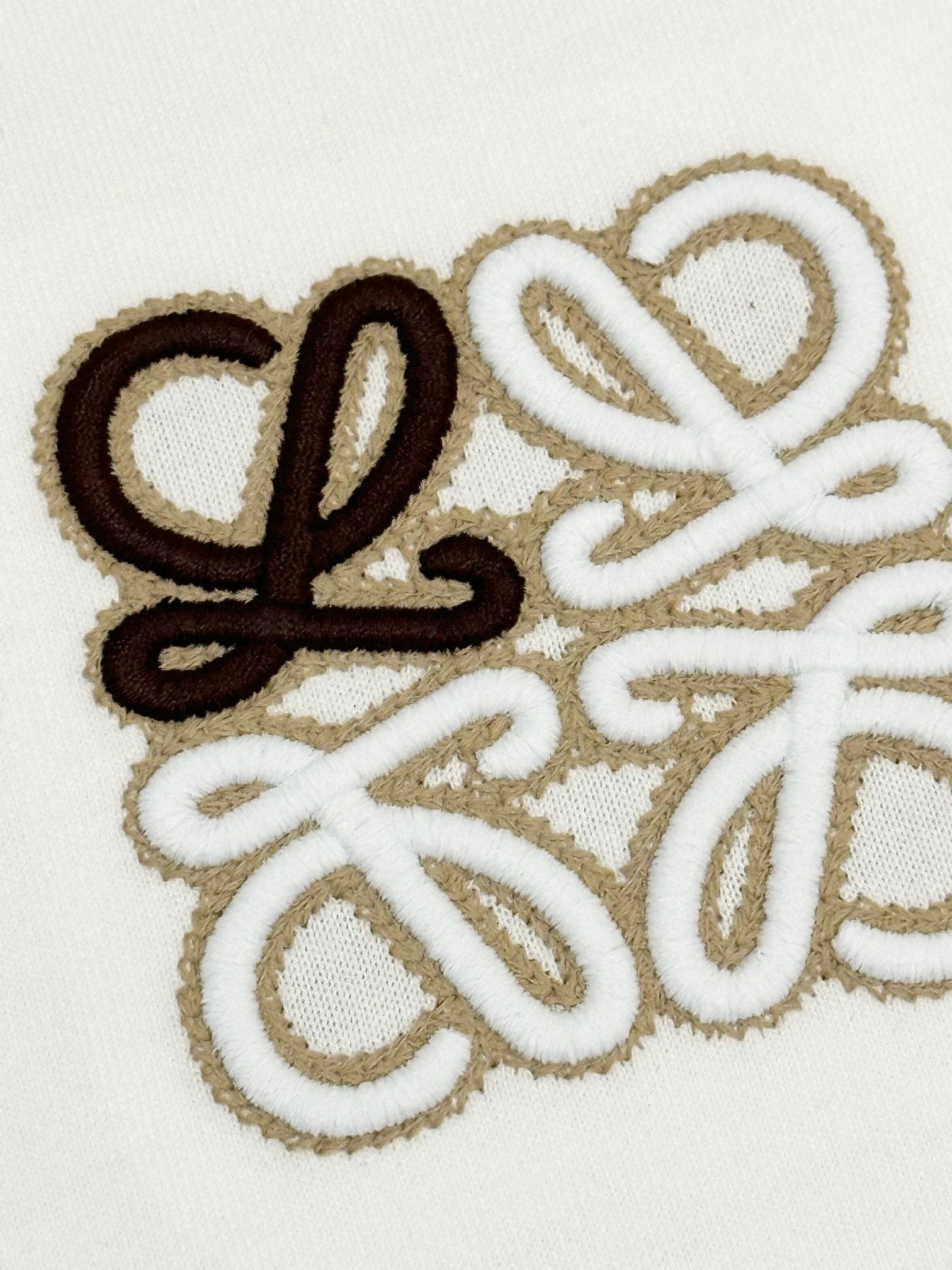 LOEWE Official Logo Embroidered T-Shirt | Unisex Luxury Cotton Tee | S–XL