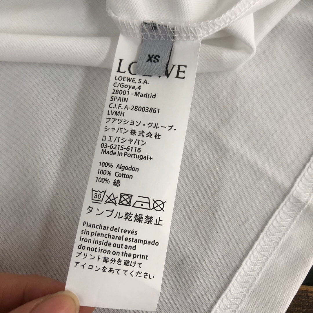 LOEWE 24SS Logo Embroidered Luxury T-Shirt | Unisex Premium Cotton Tee | XS–L