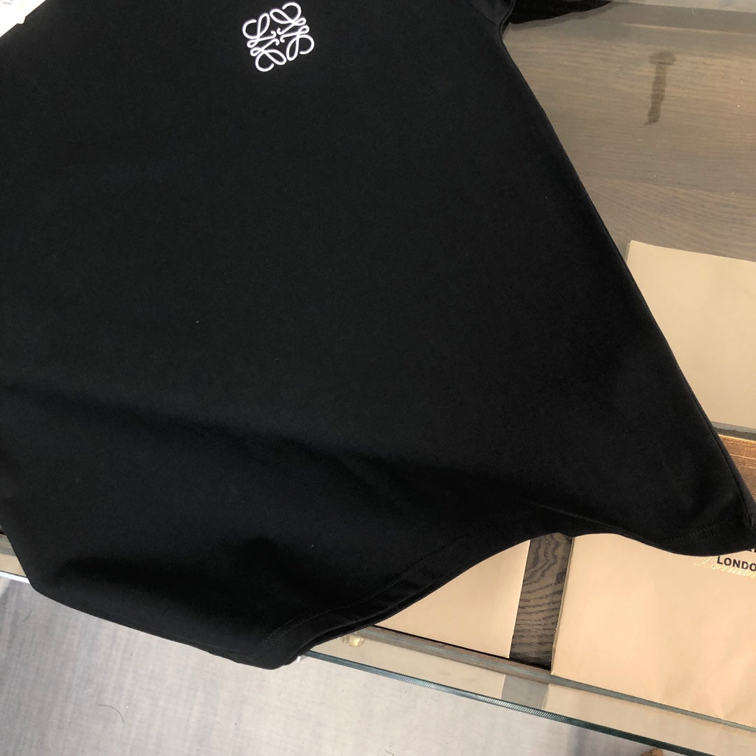LOEWE 24SS Logo Embroidered Luxury T-Shirt | Unisex Premium Cotton Tee | XS–L
