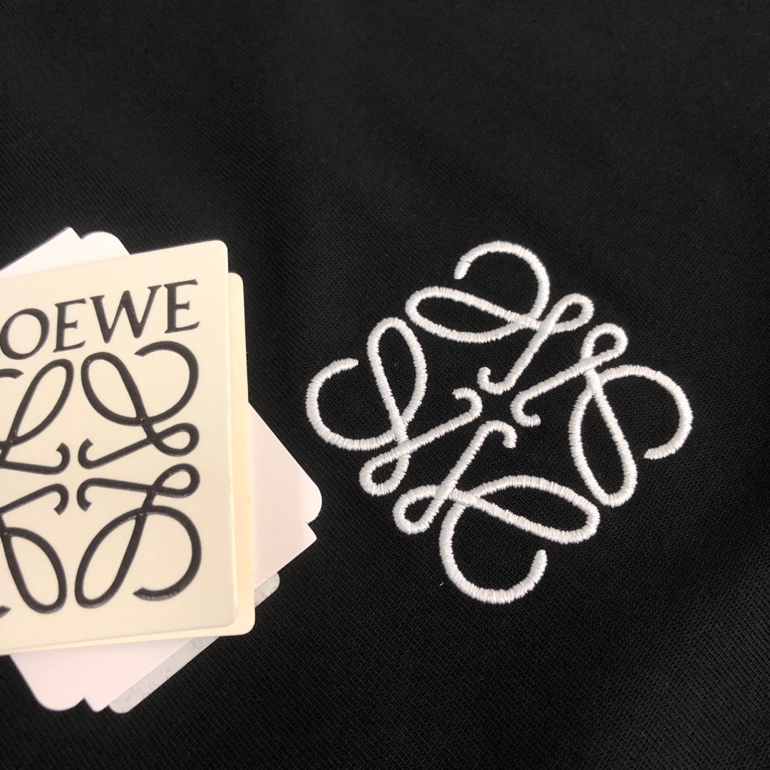LOEWE 24SS Logo Embroidered Luxury T-Shirt | Unisex Premium Cotton Tee | XS–L