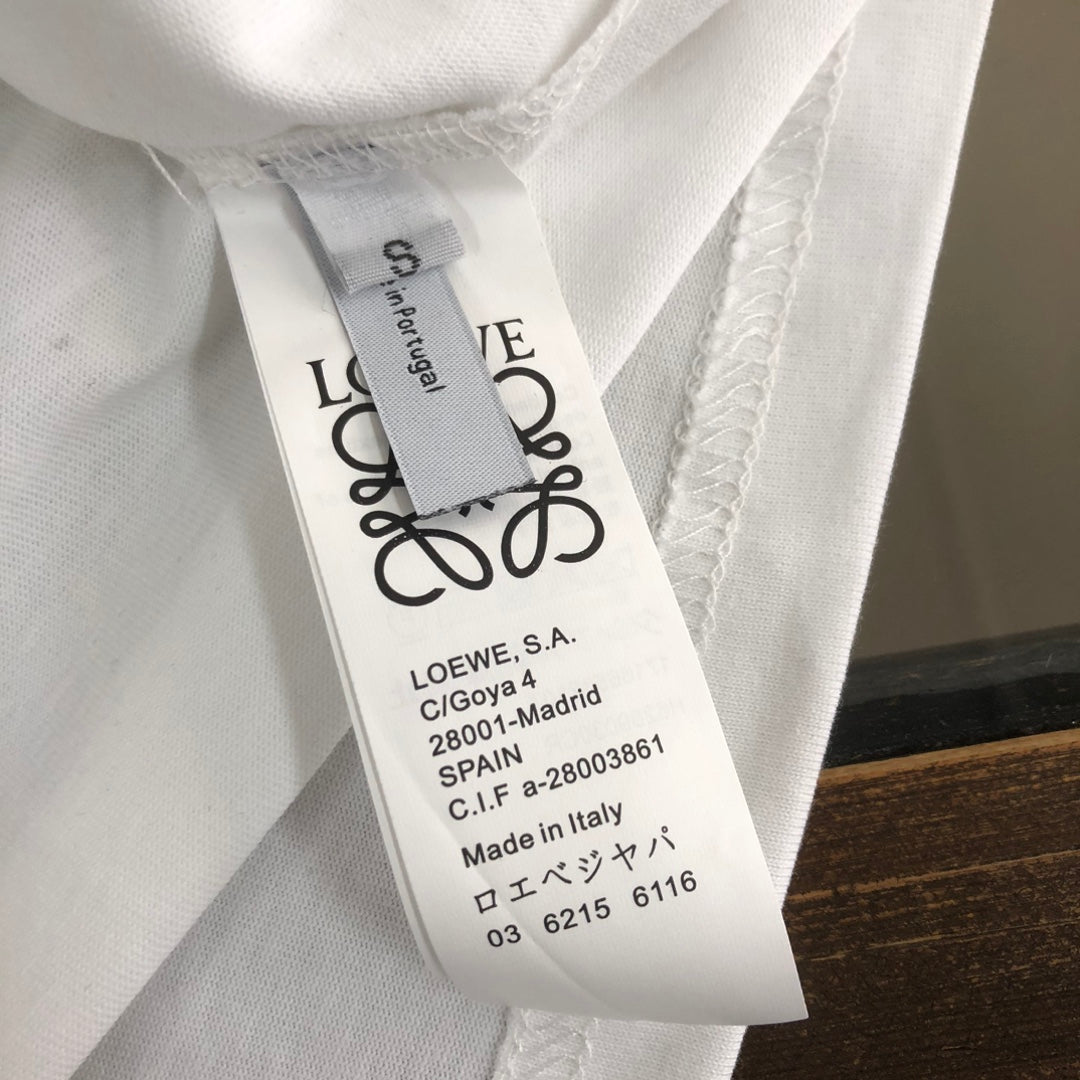 LOEWE 24SS Logo Embroidered Luxury T-Shirt | Unisex Premium Cotton Tee | XS–L
