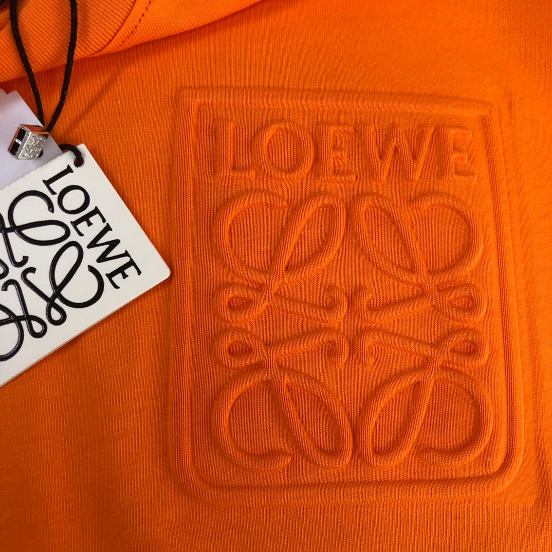LOEWE 24SS Unisex Logo Embroidered Premium Cotton T-Shirt | XS–L