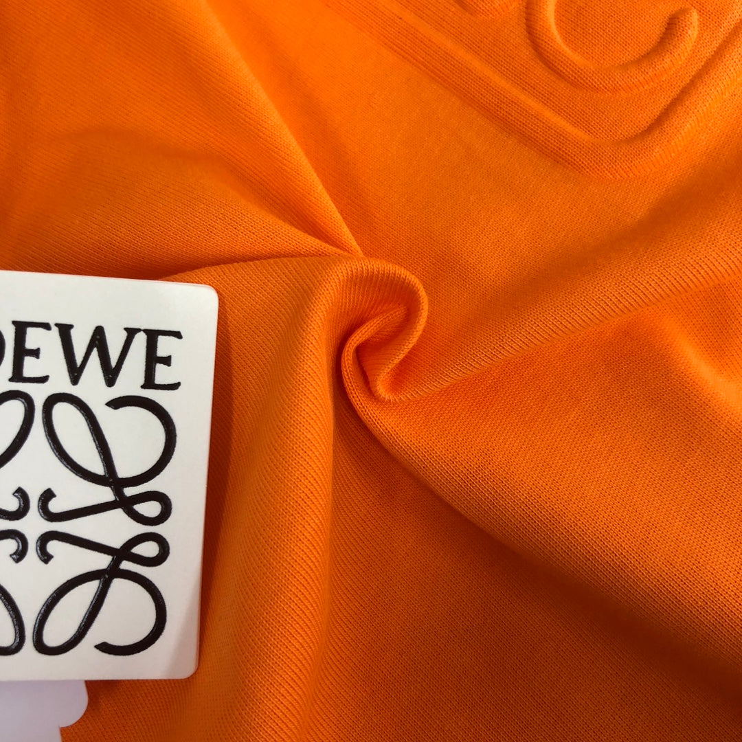 LOEWE 24SS Unisex Logo Embroidered Premium Cotton T-Shirt | XS–L