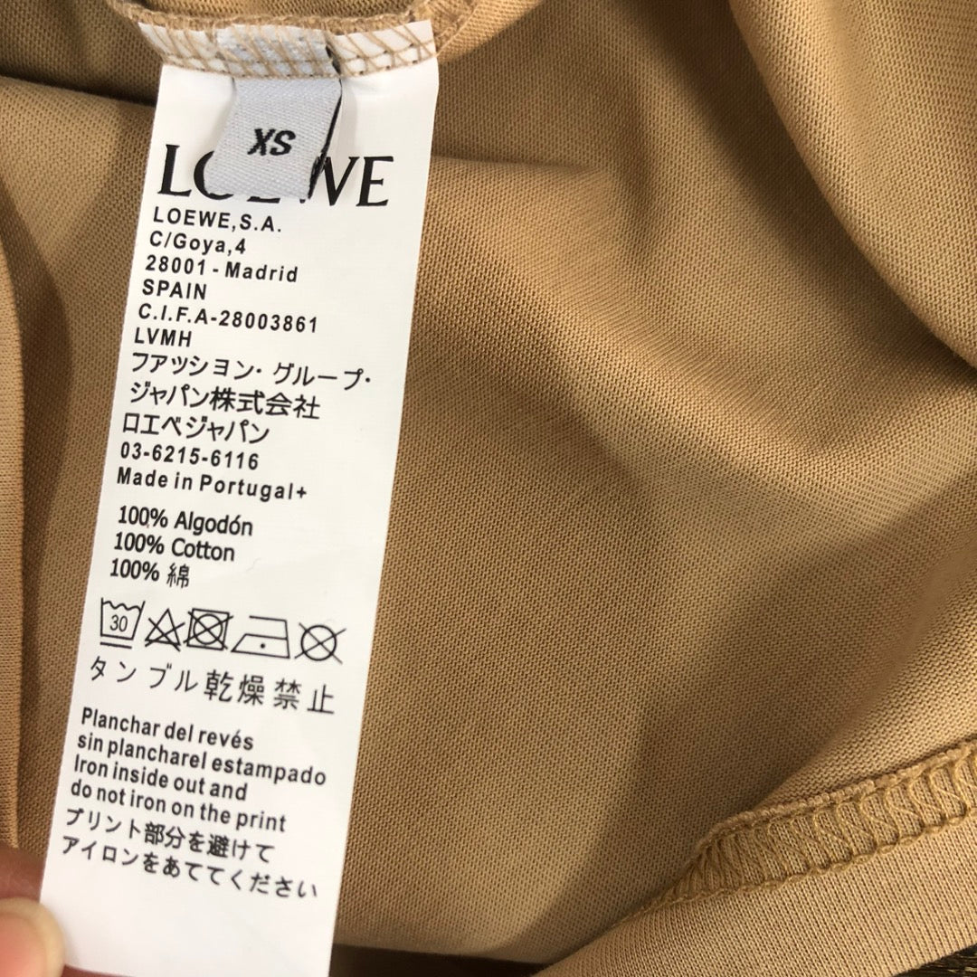 LOEWE 24SS Unisex Logo Embroidered Premium Cotton T-Shirt | XS–L