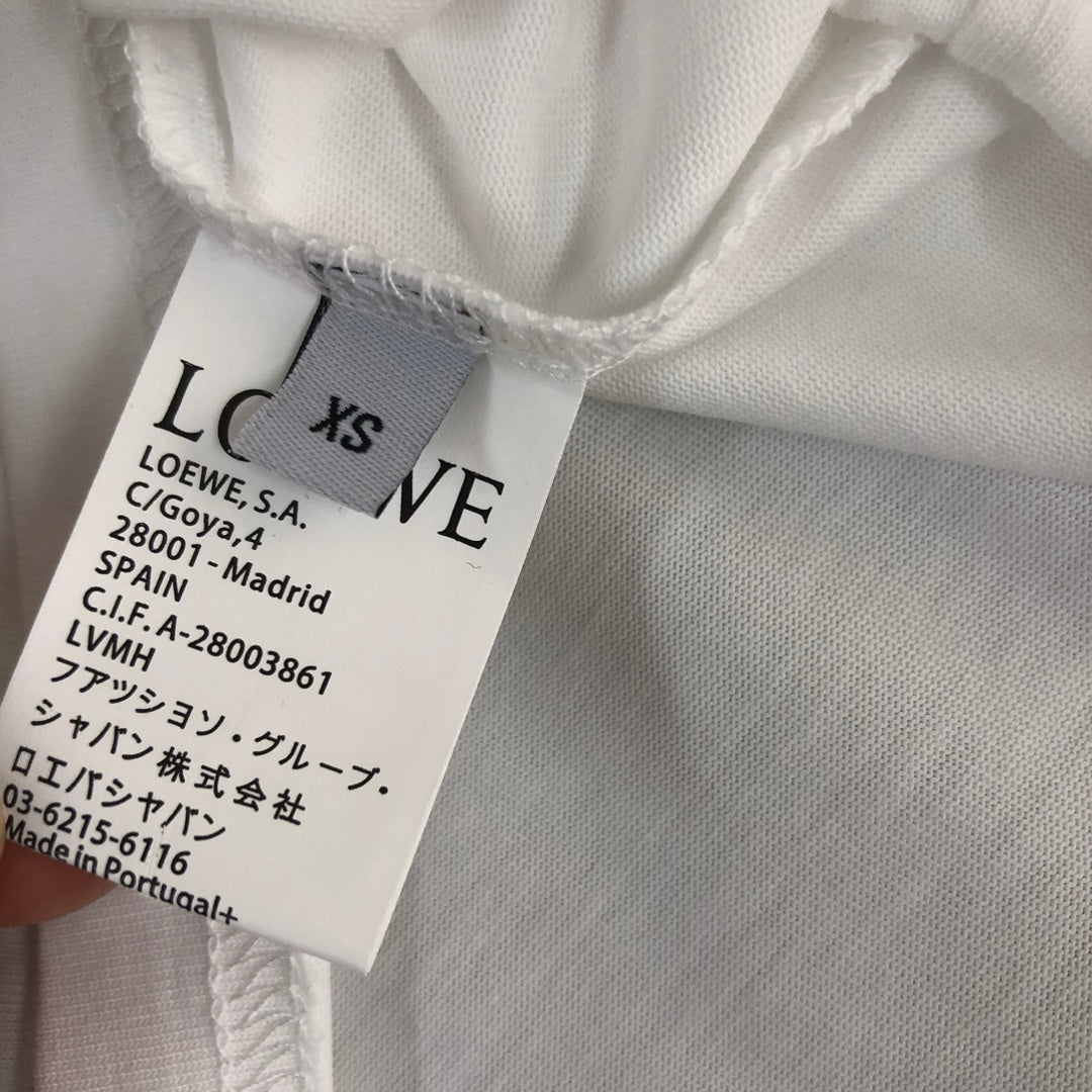 LOEWE 24SS Unisex Logo Embroidered Premium Cotton T-Shirt | XS–L