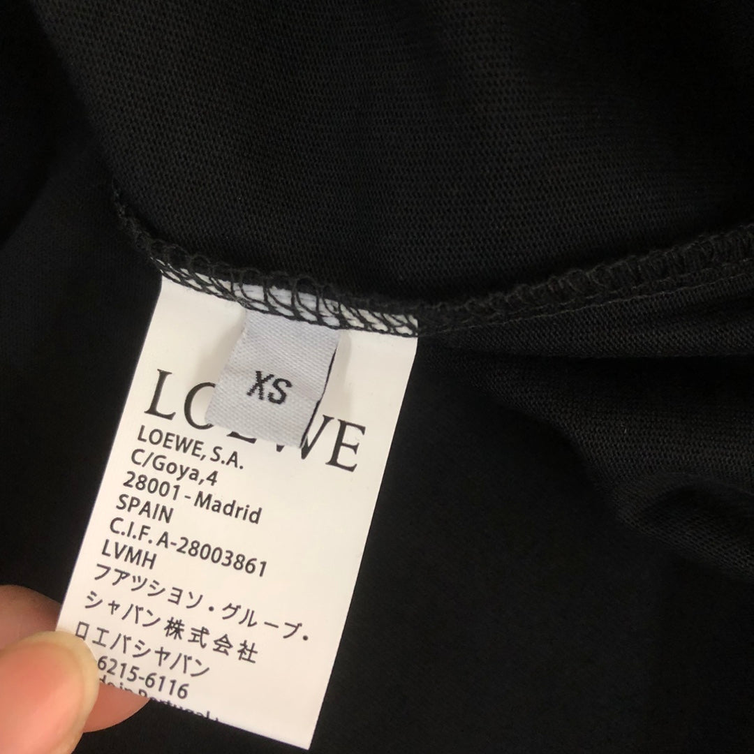 LOEWE 24SS Unisex Logo Embroidered Premium Cotton T-Shirt | XS–L
