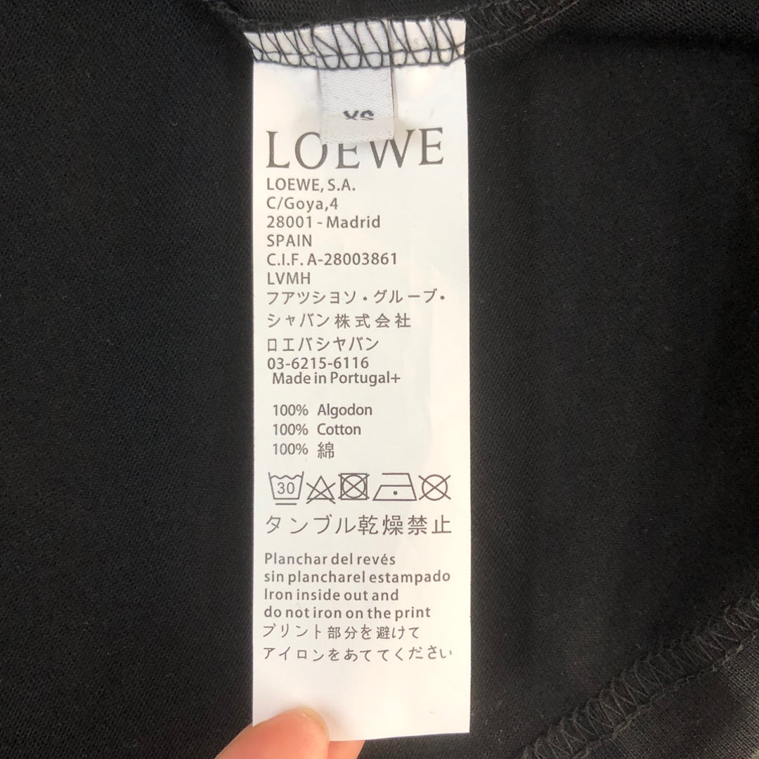 LOEWE 24SS Unisex Logo Embroidered Premium Cotton T-Shirt | XS–L
