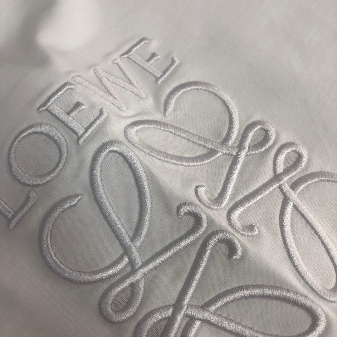 LOEWE 2024 Early Spring Unisex Embroidered Logo T-Shirt | XS–L