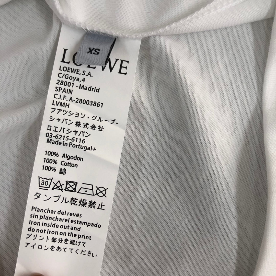 LOEWE 2024 Early Spring Unisex Embroidered Logo T-Shirt | XS–L