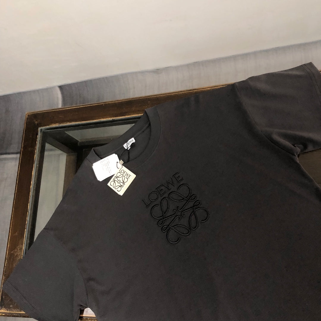LOEWE 2024 Early Spring Unisex Embroidered Logo T-Shirt | XS–L