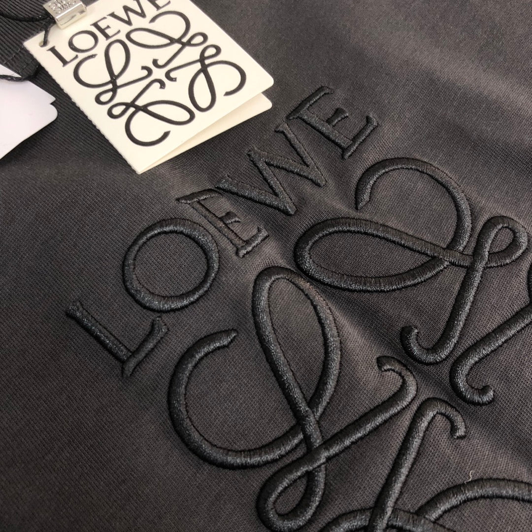 LOEWE 2024 Early Spring Unisex Embroidered Logo T-Shirt | XS–L