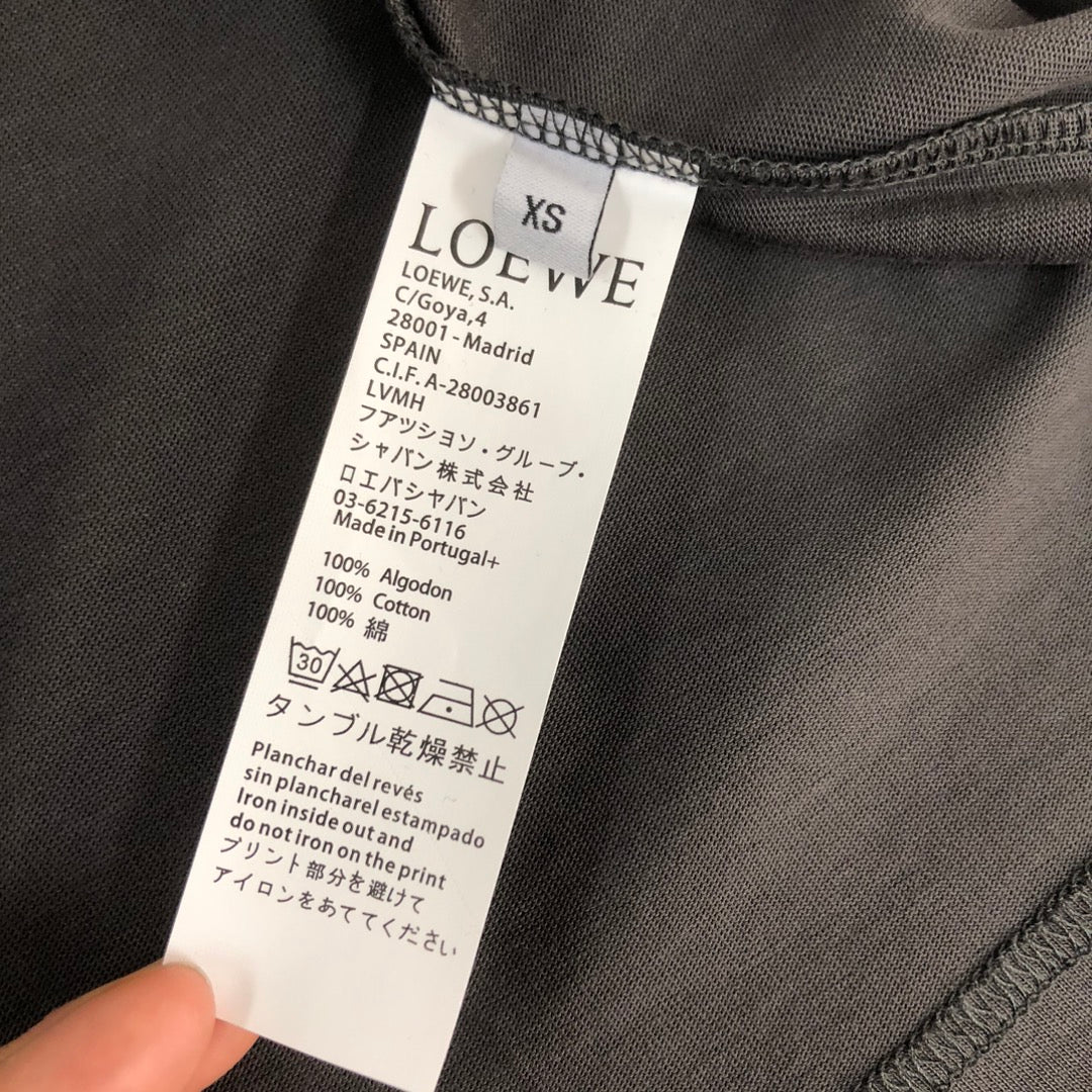 LOEWE 2024 Early Spring Unisex Embroidered Logo T-Shirt | XS–L