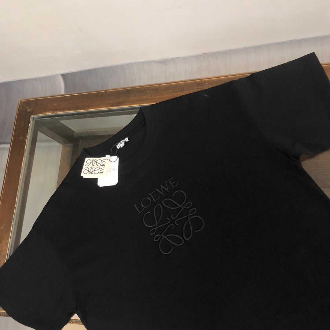 LOEWE 2024 Early Spring Unisex Embroidered Logo T-Shirt | XS–L