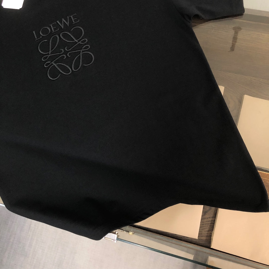 LOEWE 2024 Early Spring Unisex Embroidered Logo T-Shirt | XS–L