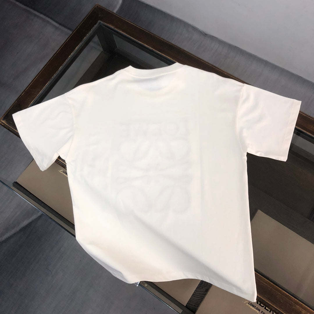 LOEWE 24SS Unisex Heavyweight Cotton Logo Embroidered T-Shirt | XS–L