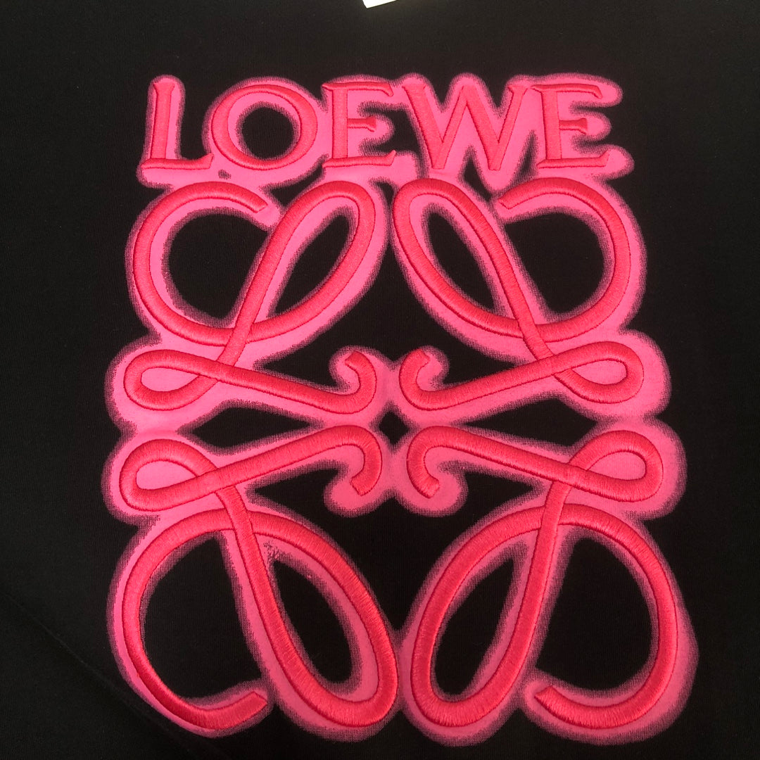 LOEWE 24SS Unisex Heavyweight Cotton Logo Embroidered T-Shirt | XS–L