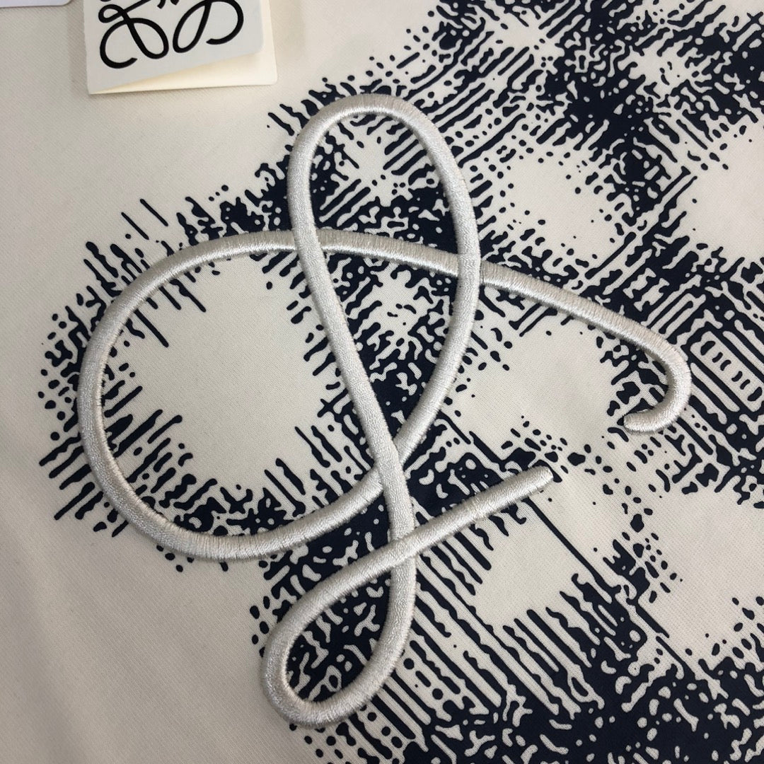 LOEWE 24SS Unisex Heavyweight Cotton Logo Embroidered T-Shirt | XS–L