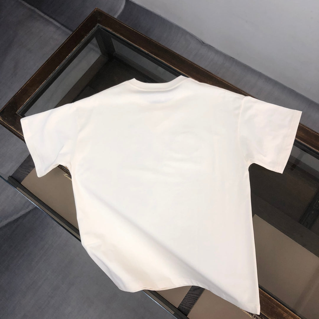 LOEWE 24SS Unisex Heavyweight Cotton Logo Embroidered T-Shirt | XS–L