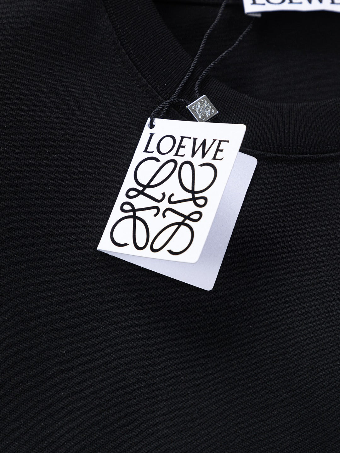 LOEWE 25SS Suna Fujita Collaboration Embroidered Rabbit T-Shirt | S–XL