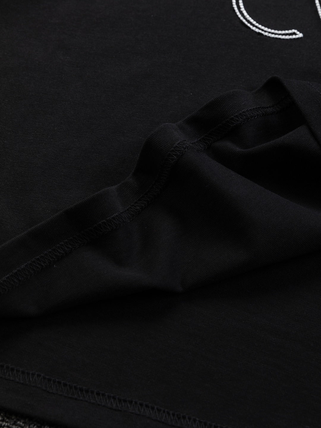 LOEWE 25SS Contrast Embroidered Misaligned Logo T-Shirt | S–XL